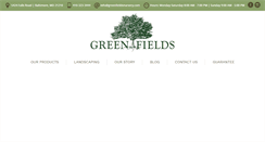 Desktop Screenshot of greenfieldsnursery.com